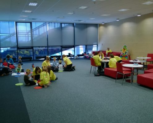 Sala dla najmłodszych – potem było tu dość tłoczno