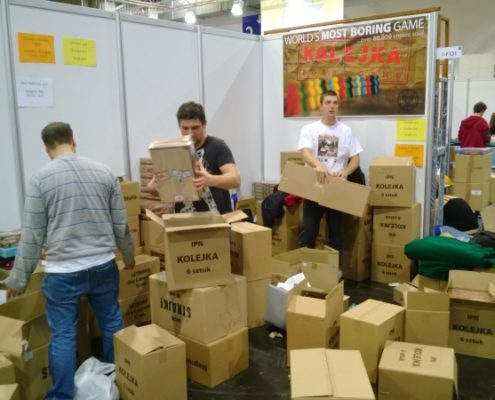 Dzień 4 - pakowanie. Całe szczęście większość tych pudeł była pusta